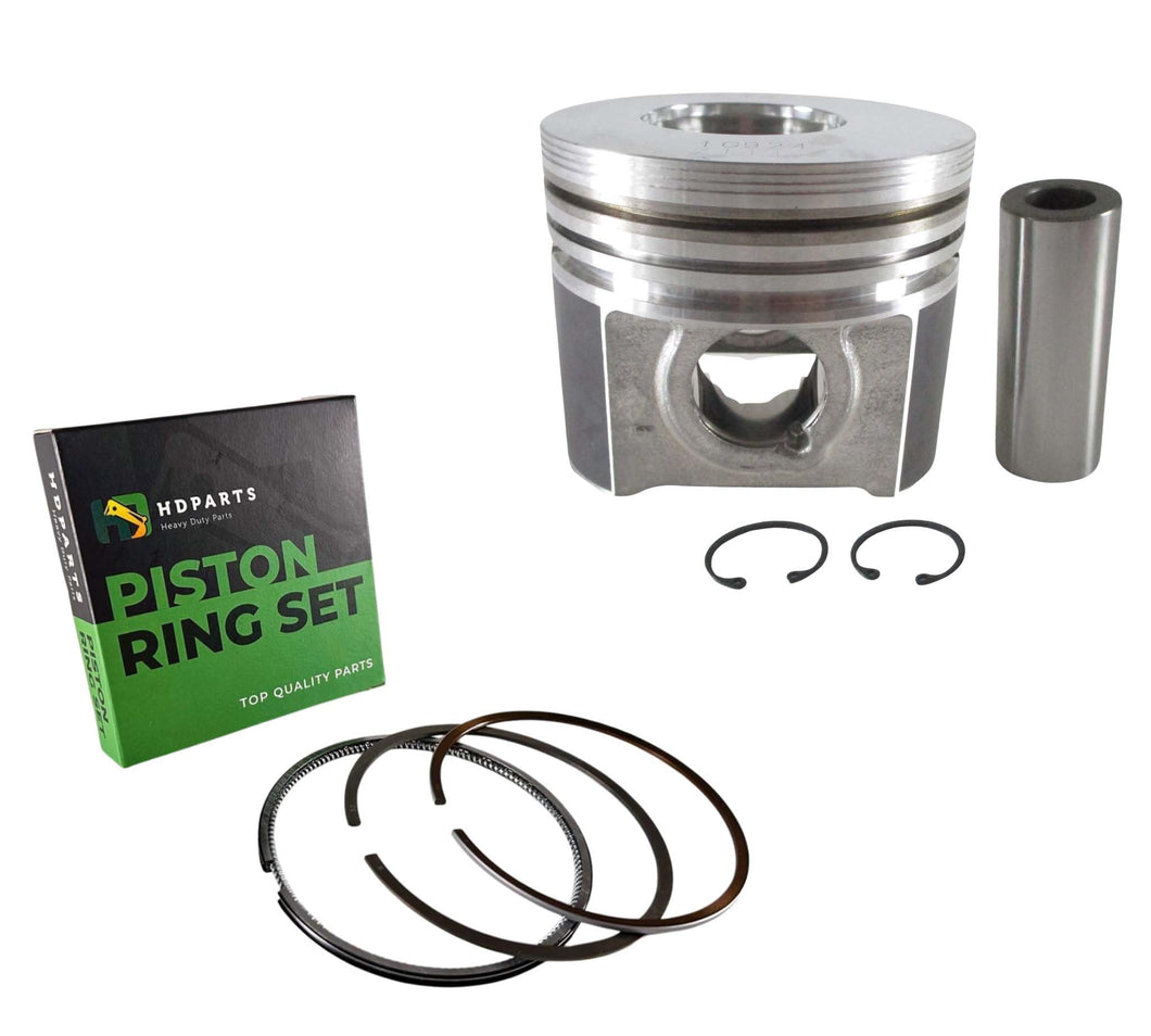 HDParts Piston and Ring Set for Kubota V2403-DI