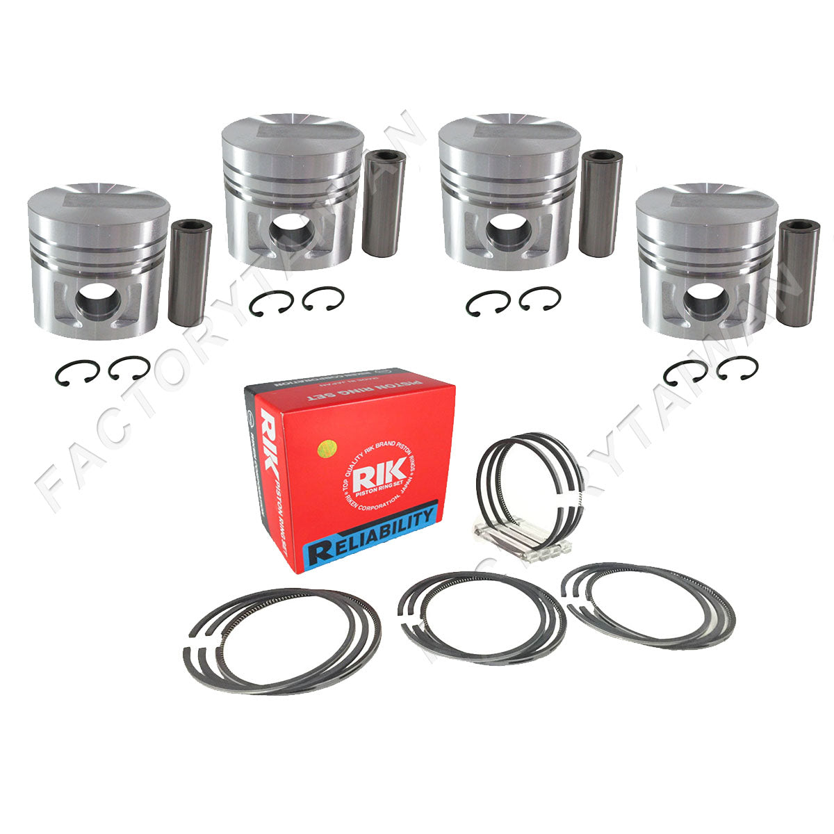 DNJ PR4309 Piston Rings Standard Size For 12-16 Jamaica - View #3